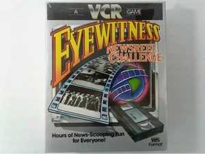 Vintage VCR Game Eyewitness Newsreel Challenge, 1985 VHS Format - Picture 1 of 5