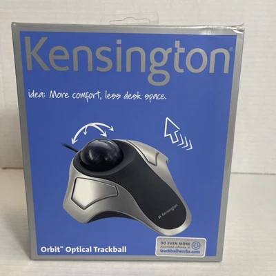 Kensington Orbit Optical Trackball Mouse USB 2.0, Black/Silver M0001249 - Image 1 of 4