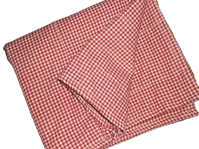 WAVERLY COUNTRY FAIR BLUSA A MEDIDA GINGHAM ROJA Y CREMA CENEFA 15 X 78 Foto 1 de 4