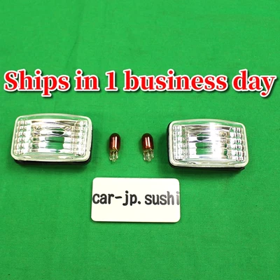 Lente lámpara marcadora transparente lateral cristalina para Land Cruiser 80 FJ80G FZJ80G HDJ HZJ81V Foto 1 de 4