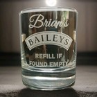 PERSONALISED ENGRAVED BAILEYS GLASS GIFT BOXED BAILEYS IRISH CREAM GLASS