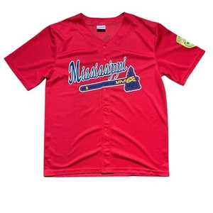 Mississippi Braves Ronald Acuna Jr. #24 Baseball Jersey Red SGA Defunct Minor - Picture 1 of 8