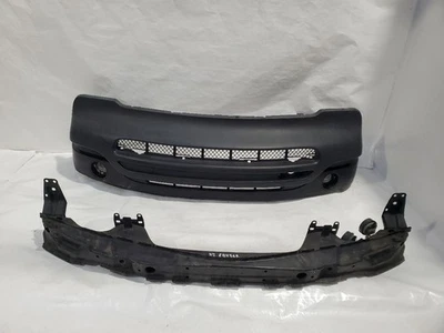 BMW X5 2002 2003 OEM conjunto completo de parachoques delantero negro  Foto 1 de 4