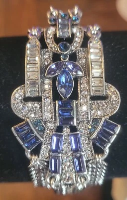 Pulsera Chloe + Isabel Jardins du Trocadero Montana Azul Estilo Art Deco Foto 1 de 4