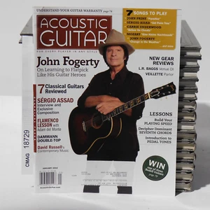 John Fogerty ACOUSTIC GUITAR MAGAZINE January 2010 Sergio Assad David Russell - Picture 1 of 8
