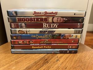 Sports Movie DVD's Rudy, Hoosiers, Slapshot and More! Buy More Save More