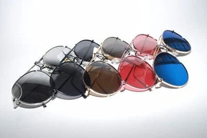 Große runde Damen-Sonnenbrille ITALY DESIGN UV400 C8062M - Bild 1 von 11