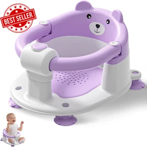 Baby Bath Seat for Babies 6 Months & Up, Toddler Bath Seats for Babies Sitting U - Picture 1 of 12