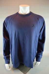 NWT! Mens Nike Air Jordan Sportswear Crew Sweatshirt Blue sz XXL - Picture 1 of 7