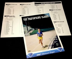 STEVE PREFONTAINE 2019 CLASSIC PROGRAM START LIST * PRE AT STANFORD PICTORIAL - Picture 1 of 8