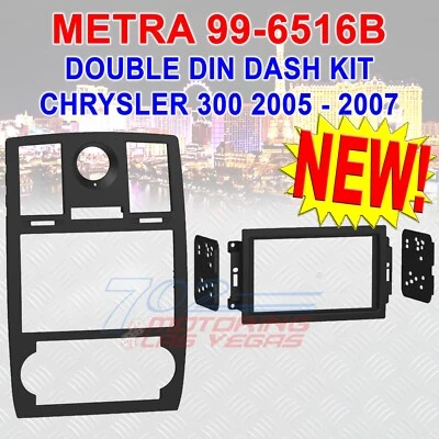 KIT DE INSTALACIÓN DE TABLERO DE COCHE DOBLE DIN METRA 99-6516B PARA CHRYSLER 300 2005-2007 ¡NUEVO! Foto 1 de 2