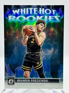 BRANDIN PODZIEMSKI RC 2023-24 Donruss Optic #14 White Hot Rookies HOLO PRIZM - Picture 1 of 2