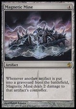 1x Magnetic Mine Mirrodin Besieged MtG Magic Artifact Rare 1 x1 Card Cards