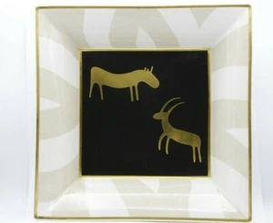 Bvulgari Bulgari Rosenthal Pascolo Rupestre Porzellan Tablett 28 x 28 x 6 mm - Picture 1 of 6