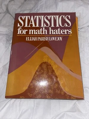 Statistics for Math Haters, Lovejoy, 1975 VTG Paperback - Image 1 of 3