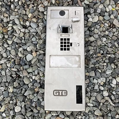 Vintage GTE Verizon Frontier Payphone Armor￼ Cover￼ Steel Face Plate Coin Phone￼ • 60€