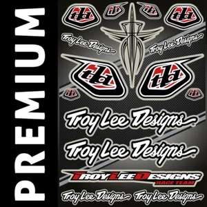 Troy Lee Designs KIT Stickers Autocollants Adhésifs Vinyles Sponsors - Imagen 1 de 1