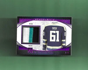 6/6! ITG MEMORABILIA 2017 PARCHE LIMITADO 3 COLORES #GUP-37 RICK NASH SHARP! - Imagen 1 de 2