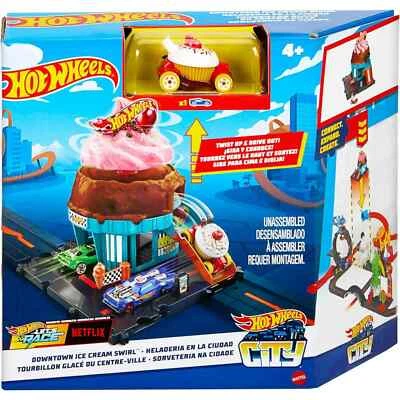 Hot Wheels City Downtown Ice Cream Swirl New Sealed - Image 1 of 4