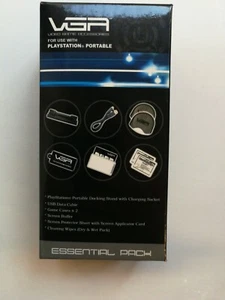 VGA Essential Pack PSP Accessories Docking stand game cases usb data cable - Picture 1 of 2
