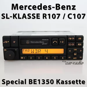 Original Mercedes R107 Radio Special BE1350 Kassette Becker SL-Klasse Autoradio - Bild 1 von 11