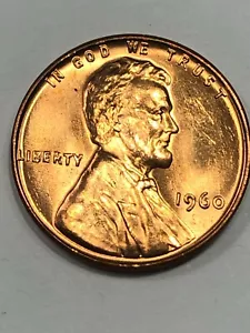 1960 P&D Lg & Sm Date Lincoln Memorial Cent 4 Coin Variety Set - Picture 1 of 4