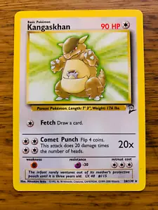 Kangaskhan (26/130) seltenes Basisset 2 Pokémon-Karte! SCHNELL & KOSTENLOS P&P! - Bild 1 von 46