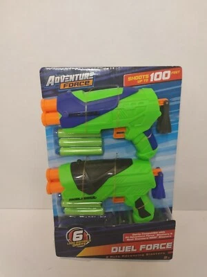 *NEW* Adventure Force Duel Force Dart Blasters. Nerf N-Strike Compatible NIB - Image 1 of 2