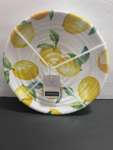 The Farmhouse Rachel Ashwell Lemon Melamine Dinner Plates 10.5 in Set Of 4 - Picture 1 of 5