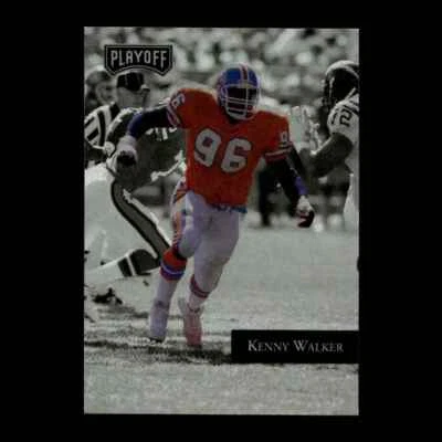 Kenny Walker 1992 Playoff Denver Broncos #49 R323A 64 - Image 1 of 2