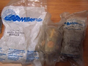 4) NEW MILLER FLUID POWER 1" SPEED CONTROL MUFFLER 331-908 LOT OF 4 - Picture 1 of 3