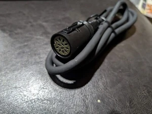 RARE VTG NOS Fujitsu Ten Car Stereo 12 Pin DIN Cable QM QT QX biyo EQ Amp Deck  - Picture 1 of 4