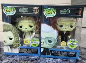 Funko Pop! Beetlejuice: Barbara & Adam Maitland (#367 & #368) *GITD | LE 1800* - Picture 1 of 4