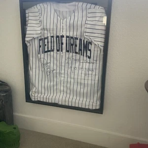 Dwier braun signiertes FIELD of DREAMS Trikot Auto. Beschriftung. Vatertag Costner - Bild 1 von 6
