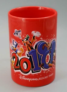 Disneyland Resort Paris 2010 Mug Mickey Mouse Goofy Pluto Tinkerbell Donald RARE - Picture 1 of 13