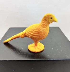 Red Golden Pheasant Figure Plastic Miniature Display 3 inches long - Picture 1 of 8