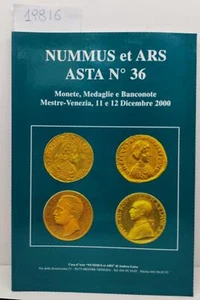 Catalogo Nummus ed Ars asta n 36 monete medaglie banconote 2000 - Imagen 1 de 3