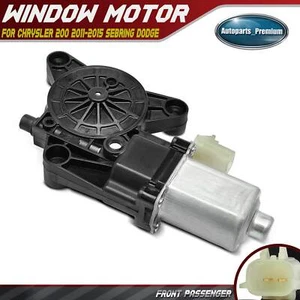 Motor de ventana eléctrica del pasajero delantero con 2 pines para Chrysler 200 11-15 Sebring Dodge - Imagen 1 de 10