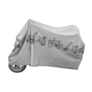 200x100cm Motorcycle Cover Waterproof Bike UV Rain Dust Protector Scooter Silver - Picture 1 of 7