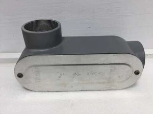 SCI Type LL Rigid Conduit Body 3-1/2″, Aluminum, NPT Threads - Picture 1 of 7