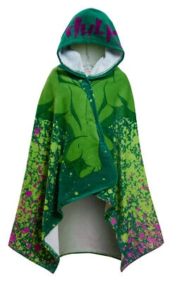 Incredible Hulk Hooded Towel Avengers Poncho Beachtowel Bath Towel Swimming Wrap - Image 1 of 4