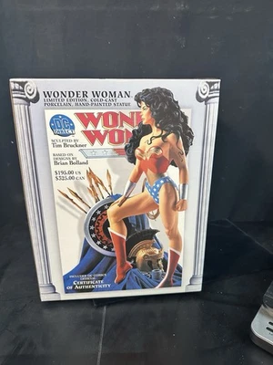 Estatua de porcelana fundida en frío DC Direct Wonder Woman de 9,5 pulgadas (26/5000) dañada Foto 1 de 4