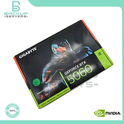 "NEW" GIGABYTE NVIDIA RTX 5060 WINDFORCE OC 8GB GDDR7 PCI-E 5.0 x8 Gaming GPU - Image 1 of 3