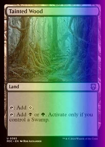 MTG Tainted Wood (383r/782) Modern Horizons 3 Commander LP FOIL - Picture 1 of 1