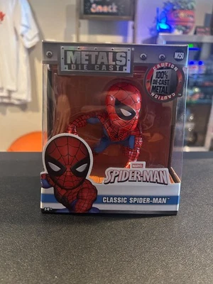 Jada Metals Die Cast Marvel Spider-man - Classic Spider-man 100% Die-cast Metal - Image 1 of 2