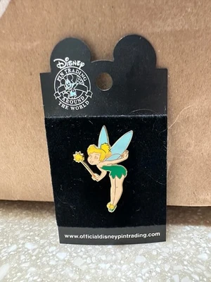 Prendedor coleccionable Walt Disney World Tinkerbell doblando con varita nuevo con etiquetas Foto 1 de 2