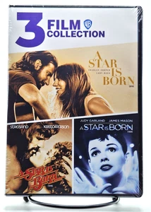 A Star Is Born: 3-Film Collection ('54, '76, '18), 2020, 4-Disc DVD, NEW! - Bild 1 von 2