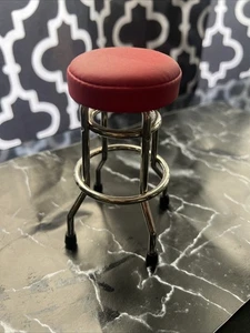 CLASSIC REDREPLICADE STOOL - Picture 1 of 4