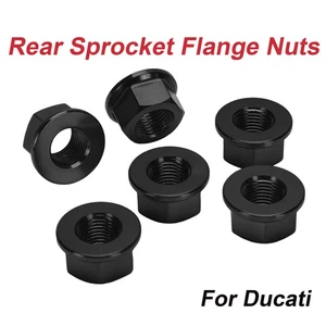 Rear Sprocket Flange Nuts For Ducati 1100 Panigale 1200 Diavel 821 Monster - Picture 1 of 14