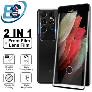 For Samsung Galaxy Note 20 Ultra 5G Tempered Glass Screen Protector+Camera Film - Picture 1 of 8